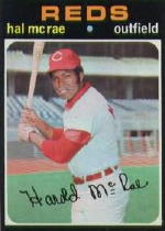 1971 Topps Baseball Cards      177     Hal McRae